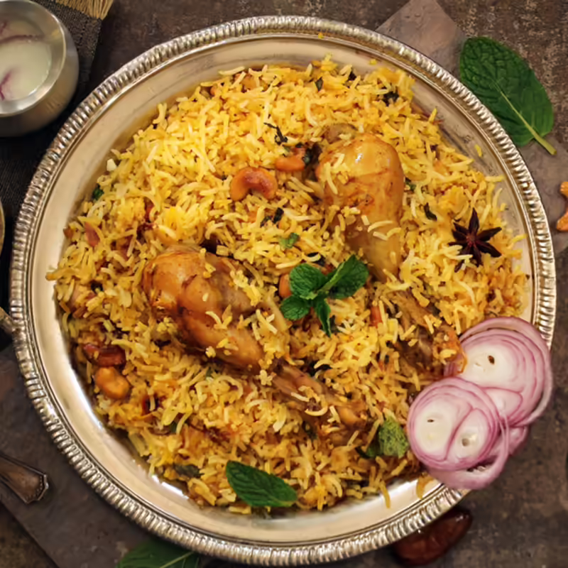 Dum Chicken Biryani